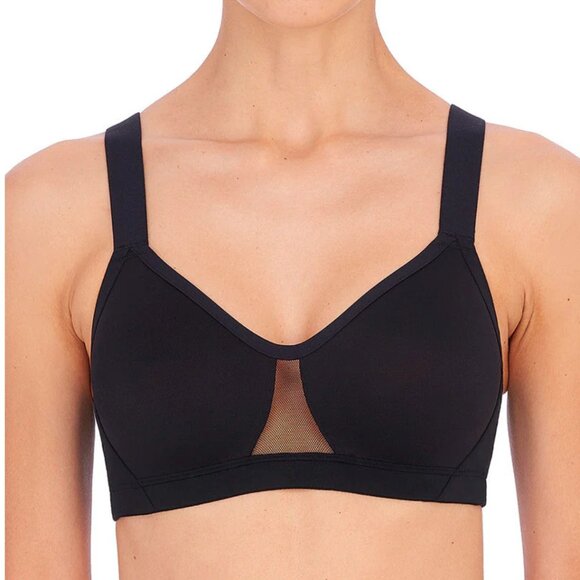 Natori Aria Full Fit Wireless Bra | Black 34DD - Picture 1 of 16